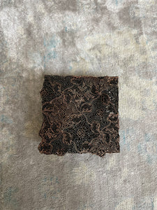 Batik Copper Cap Stamp Indonesian Metal Hand-Stamped Vintage