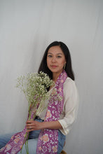 Load image into Gallery viewer, Handmade Batik Scarf - Cotton - Plumeria