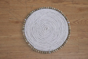 Placemats Lace & Seashells - Set of Two