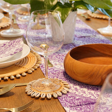 Load image into Gallery viewer, Coaster Rattan &amp; Seashells - Set of Two