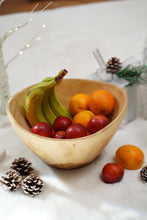Load image into Gallery viewer, Suar Wood Salad Bowl 12inches x 10inches x 7inches