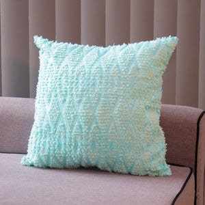 Pillow / Cushion Cover - Ikat in Silk & Cotton - Blue