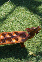 Load image into Gallery viewer, Mancala Teak Wood Dakon Congklak Naga Board Game, Dragon Head Board Game