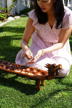 Load image into Gallery viewer, Mancala Teak Wood Dakon Congklak Naga Board Game, Dragon Head Board Game