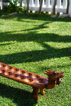 Load image into Gallery viewer, Mancala Teak Wood Dakon Congklak Naga Board Game, Dragon Head Board Game