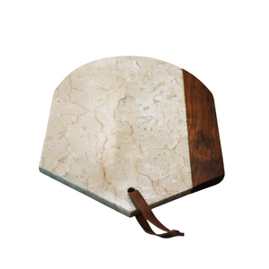 Marble Cutting Board with Wood