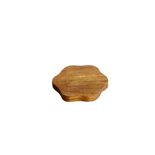 Load image into Gallery viewer, Handmade Teak Wood Flower Coaster, Set of Two