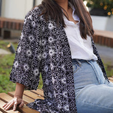 Load image into Gallery viewer, Handmade Batik Robe/ Kimono - Lightweight Soft Cotton - Hibiscus