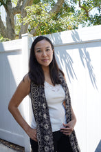 Load image into Gallery viewer, Handmade Batik Scarf - Cotton - Hibiscus in Brown