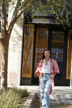 Load image into Gallery viewer, Handmade Batik Robe/ Kimono - Leafy Paradise