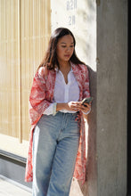 Load image into Gallery viewer, Handmade Batik Robe/ Kimono - Leafy Paradise