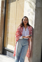 Load image into Gallery viewer, Handmade Batik Robe/ Kimono - Leafy Paradise