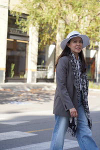 Handmade Batik Scarf - Cotton - Hibiscus