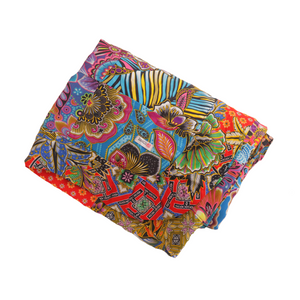 Handmade Reversible Batik Quilt Blanket / Throw - TR0058