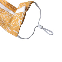 Load image into Gallery viewer, Bali Collection Batik Face Mask - Yellow &amp; Brown