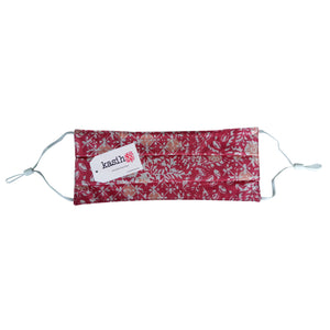Lombok Collection Rectangle Batik Face Covering - Wildflower