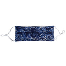 Pleated Hand Dyed Indonesia Batik Face Mask Three Layers 100% Cotton with Nose Wire Filter Pocket Soft Elastic Band