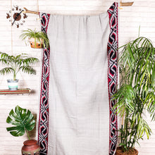 Load image into Gallery viewer, Ikat Blanket Throw, Gray from Toraja, Indonesia