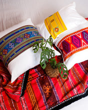 Load image into Gallery viewer, Ikat Blanket Throw, Red from Jepara, Indonesia
