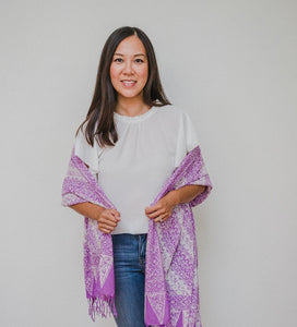 Handmade Batik Scarf - Cotton - Blade