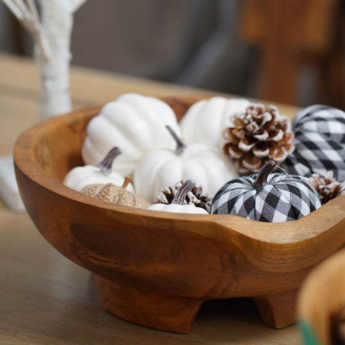 Teak Wood Big Fruit Bowl