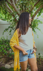 Handmade Batik Scarf - Cotton - Twig