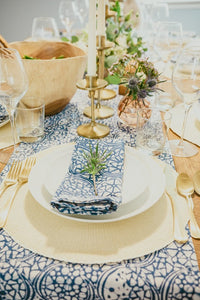 Batik Table Runner - Stone