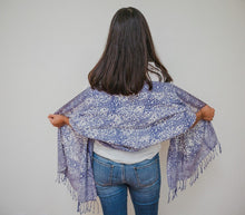 Load image into Gallery viewer, Handmade Batik Scarf - Cotton Fabric - Stone