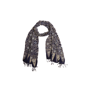 Handmade Batik Scarf - Cotton - Foliage