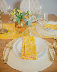 Batik Table Runner - Twig