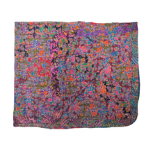 Load image into Gallery viewer, Handmade Reversible Batik Quilt Blanket / Throw - TR0050 - Size 87&quot;x87&quot;