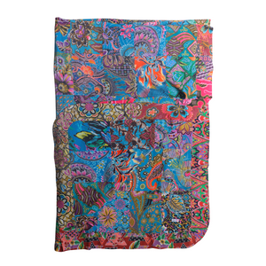 Handmade Reversible Batik Quilt Blanket / Throw - TR0030