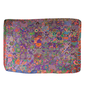 Handmade Reversible Batik Quilt Blanket / Throw - TR0033
