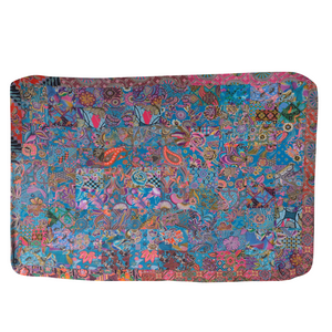 Handmade Reversible Batik Quilt Blanket / Throw - TR0034