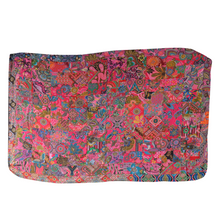 Load image into Gallery viewer, Handmade Reversible Batik Quilt Blanket / Throw - TR0036