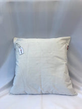 Load image into Gallery viewer, Ikat Pillow Cover, White and Green. Cover Only with No Insert. 20&quot; x 20&quot;
