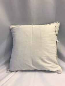 Batik Pillow Cover, Greenish Blue. Cover Only with No Insert. 20" x 20"