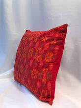 Load image into Gallery viewer, Batik Pillow Cover, Red. Cover Only with No Insert. 20inches x 20inches