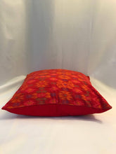 Load image into Gallery viewer, Batik Pillow Cover, Red. Cover Only with No Insert. 20inches x 20inches