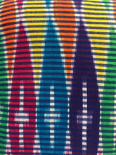 Load image into Gallery viewer, Ikat Pillow Cover, Pink Blue Yellow Colorful. Cover Only with No Insert. 16inches x 16inches