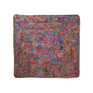 Handmade Reversible Printed Batik Quilt Blanket / Throw - TR0041 Size 87"x87"