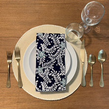 Load image into Gallery viewer, Batik Cloth Napkin Set of Four - Flower &amp; Tamarind