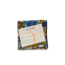 Load image into Gallery viewer, Batik Coasters Quilted Patchwork Fabric Set of 4 - Mixed Patterns
