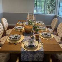 Load image into Gallery viewer, Kasih Co-op Batik Table Runner Stone Blue
