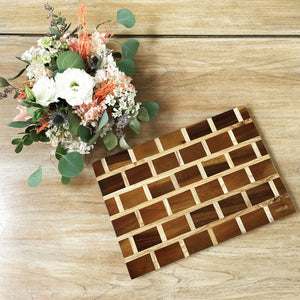 Two Toned Wooden Cutting Board / Charcuterie Board / Cheese Plate