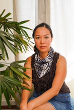 Load image into Gallery viewer, Batik Bandana - Blue Liris Seling