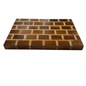 Two Toned Wooden Cutting Board / Charcuterie Board / Cheese Plate