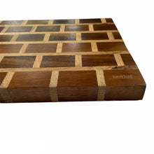 Load image into Gallery viewer, Two Toned Wooden Cutting Board / Charcuterie Board / Cheese Plate
