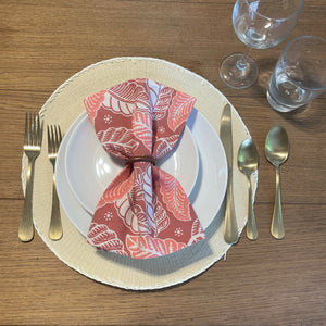 Teak Wood Napkin Ring - Set of Four