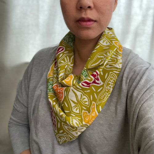 Batik Bandana - Taro Leaf